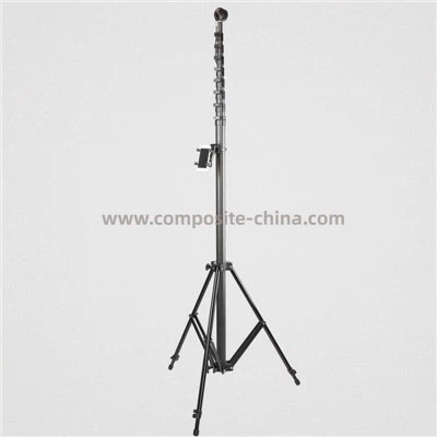 Córas Cuaille Ceamara Deireadh Crios Teileascópach Snáithín Carbóin